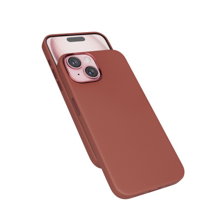 Epico Mag+ kožený kryt iPhone 15 - hnedá