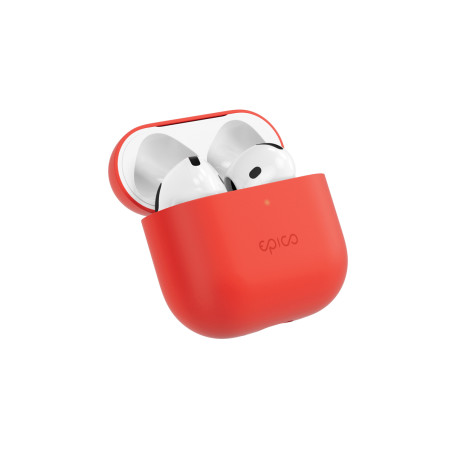 Epico silikónové Puzdro pre AirPods 4 - červená