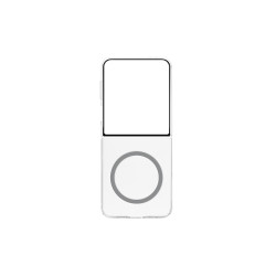 Samsung Priehľadný kryt s magnetickým úchytom Flip7 Transparent
