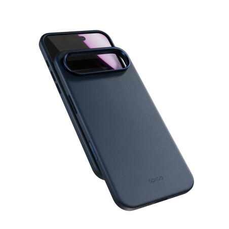 Epico Leather Mag+ Case iPhone Air - modrá