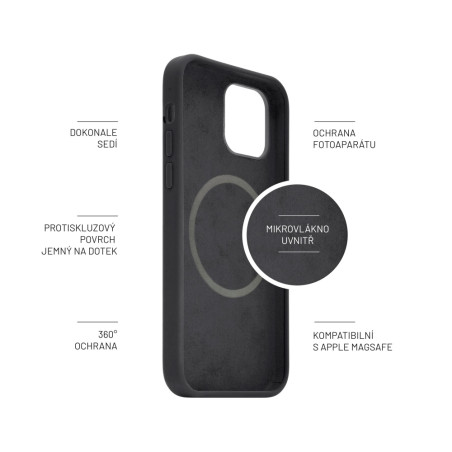 FIXED MagFlow Apple iPhone 14+, čierny