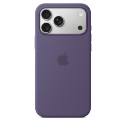 iPhone 17 Pre Max Silicone Case with MS – Purple Fog