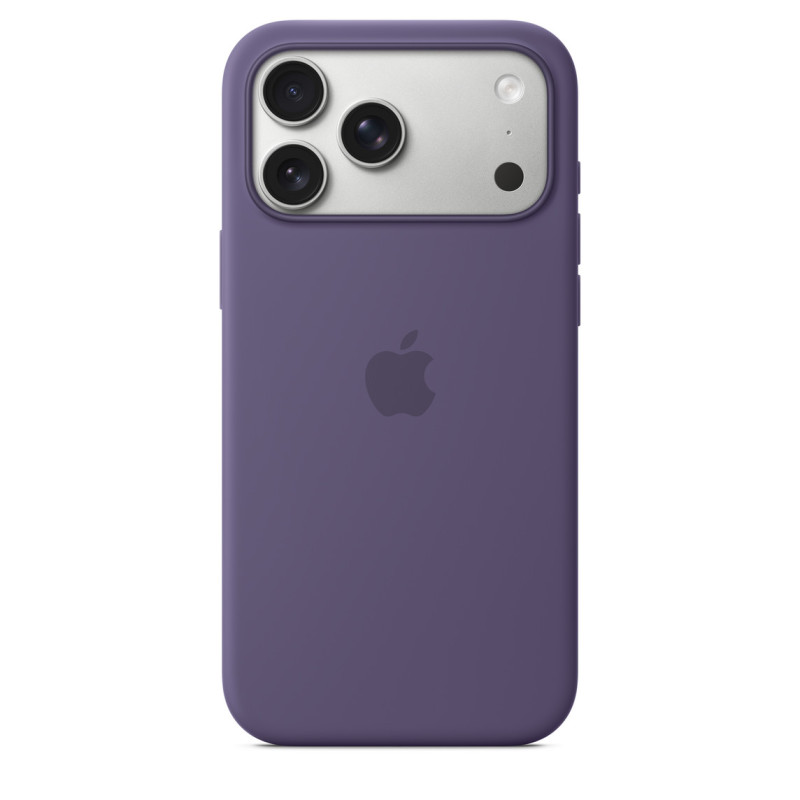 iPhone 17 Pre Max Silicone Case with MS – Purple Fog