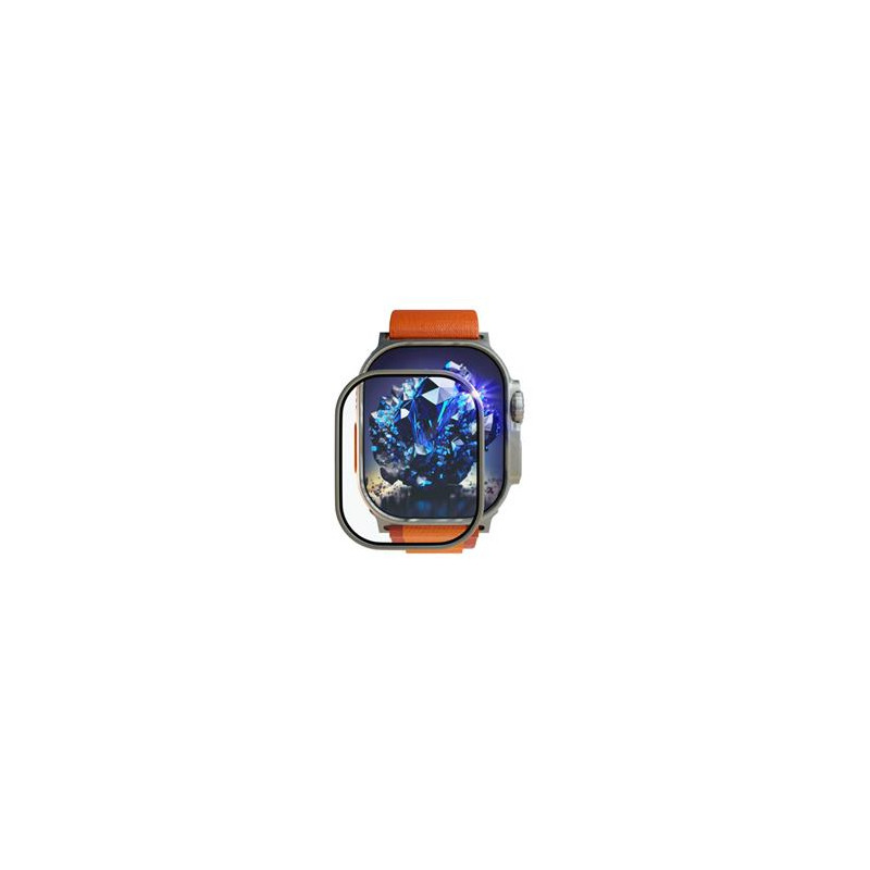 Safírové sklo pre Apple Watch Ultra s rámčekom