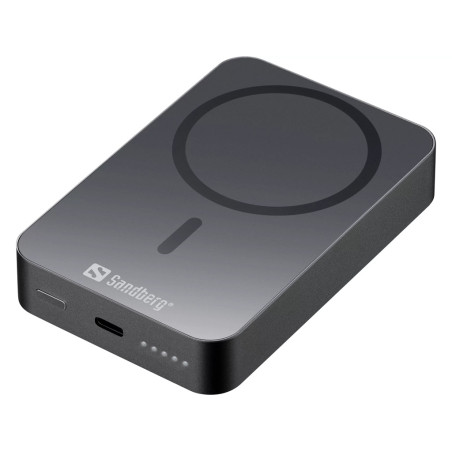 Sandberg Magnet Wireless Powerbank 10000 ALU