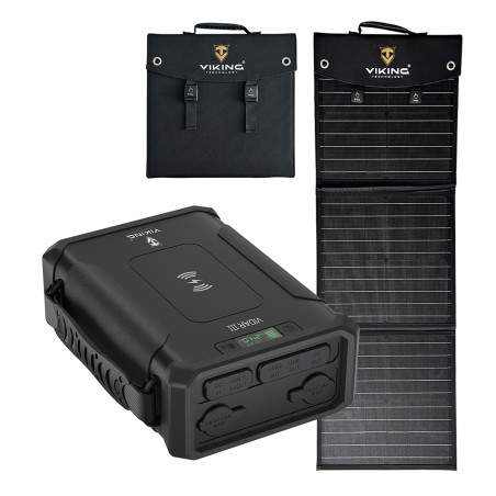 Set powerbanka Viking VIDAR III a solárny panel Viking L60 PD