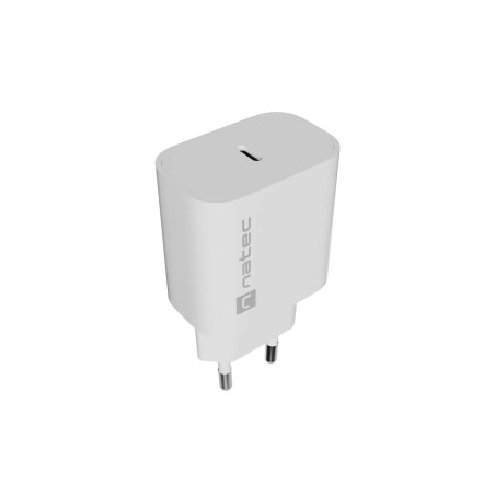 Univerzálna nabíjačka Natec RIBERA 20W, 1X USB-C, biela