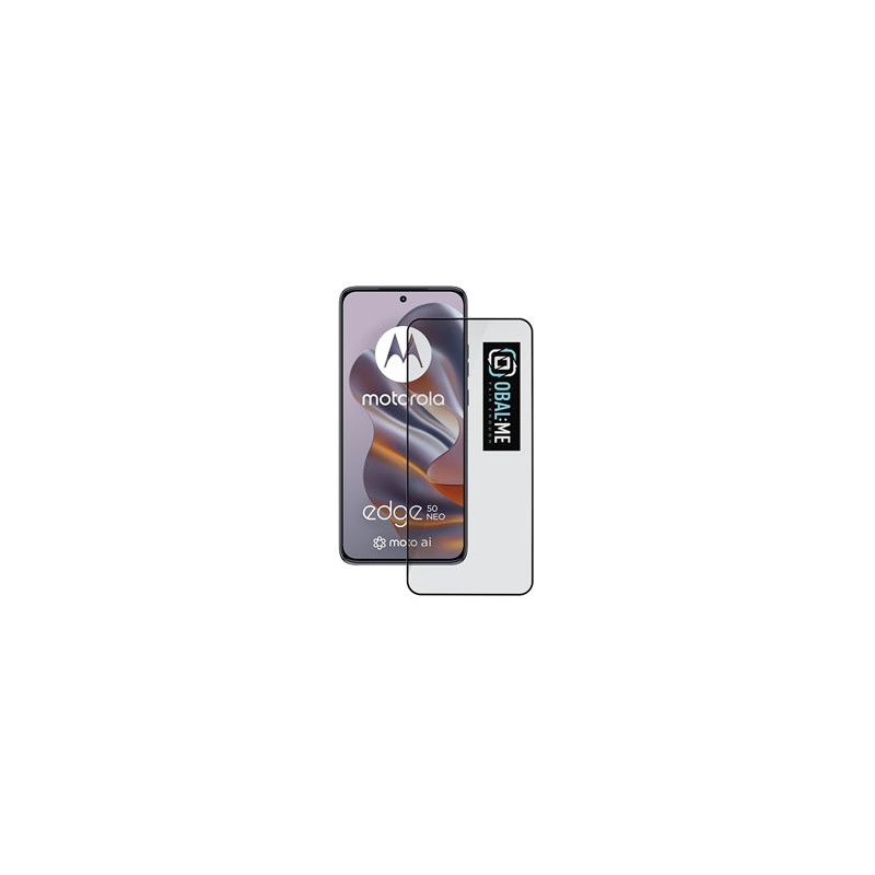 OBAL:ME 5D Tvrdené Sklo pre Motorola Edge 50 Neo/60 Neo Black