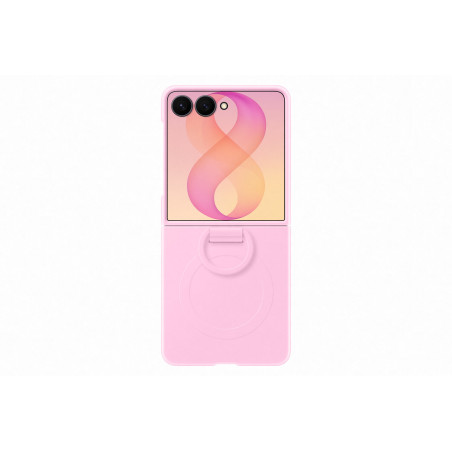 Samsung Silikonový magnetický kryt s držiakom na prst pre Galaxy Z Flip8, Pink