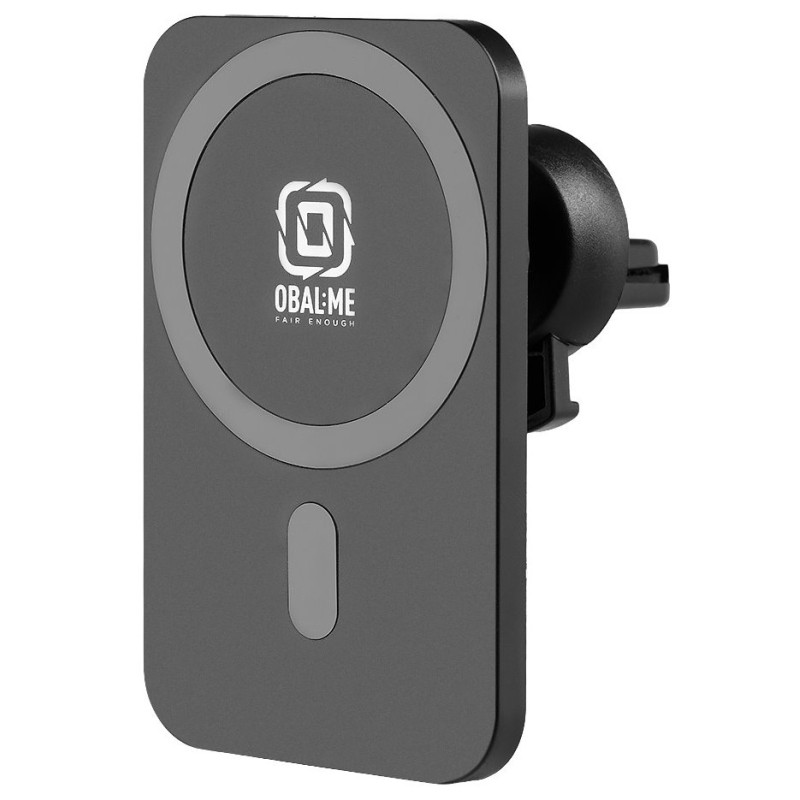 OBAL:ME MagNetix Plate Bezdrôtový Nabíjací Držiak do Auta 15W Black