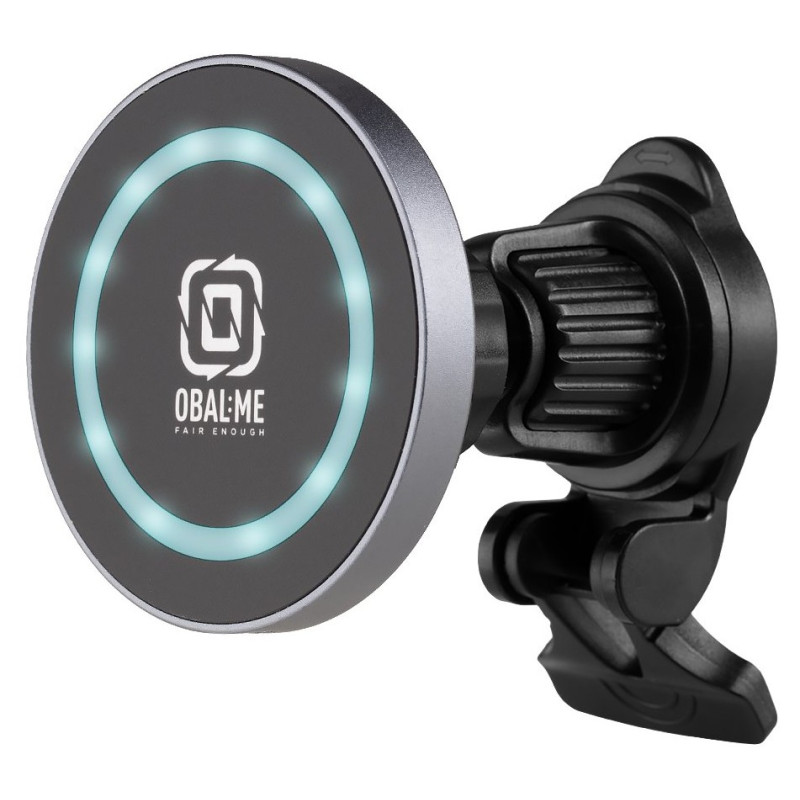 OBAL:ME MagNetix Aura Bezdrôtový Nabíjací Držiak do Auta 15W Black