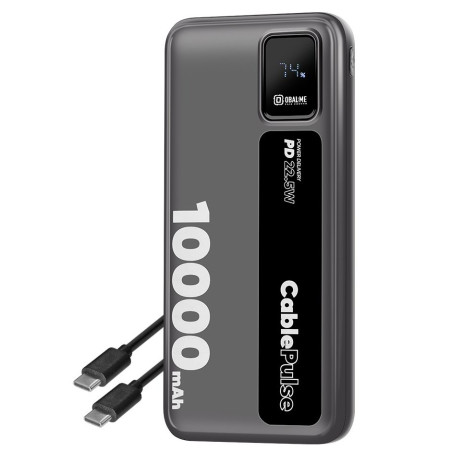 OBAL: ME CablePulse Powerbanka 10000mAh 22,5 W Black