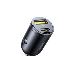Baseus Tiny Star Mini Nabíjačka do Auta USB-A/USB-C 30W Cosmic Black