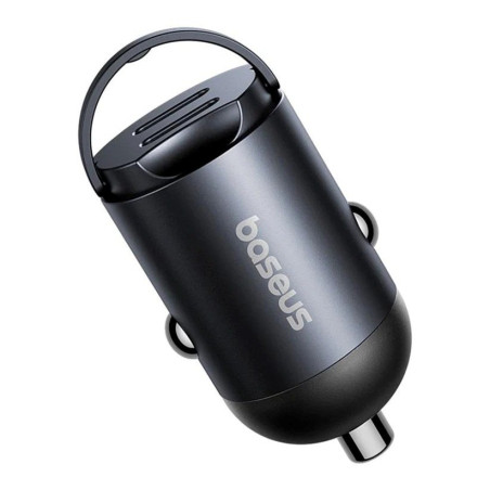 Baseus Tiny Star Mini Nabíjačka do Auta USB-C/USB-C 30W Cosmic Black
