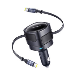 Baseus Enjoyment Max Nabíjačka do Auta USB-C/USB-C 60W Cosmic Black