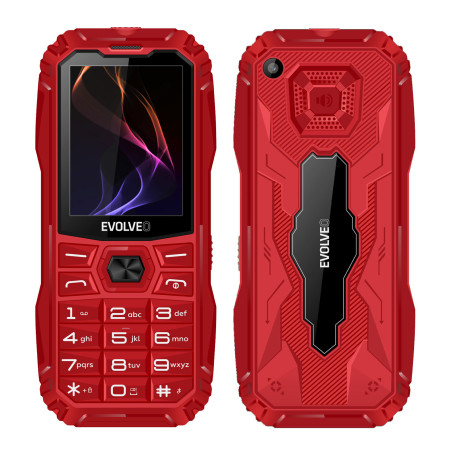 EVOLVEO MaxPhone A1, tlačidlový Dual SIM telefón, červený