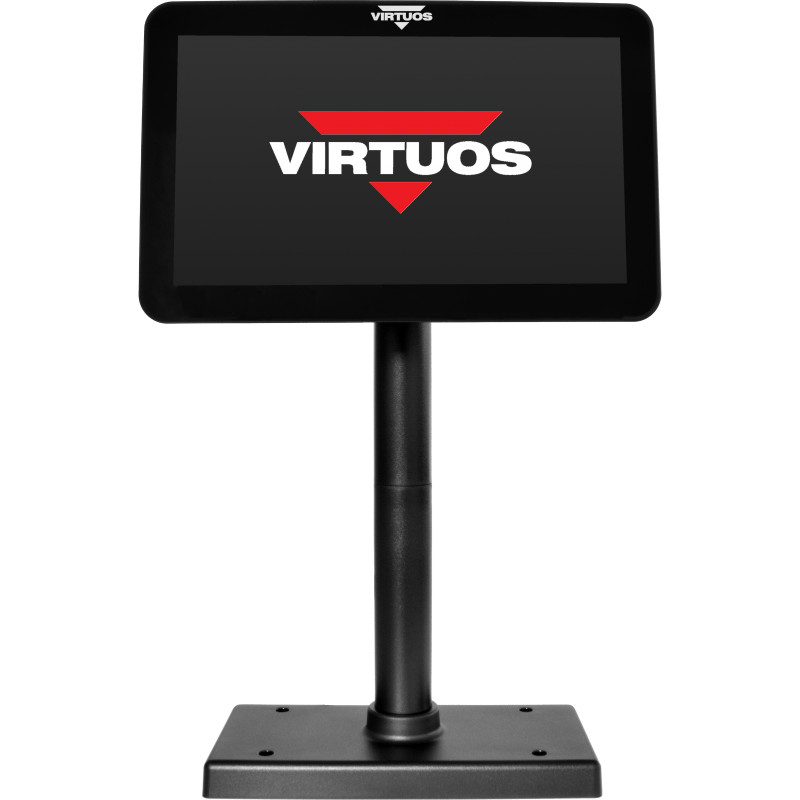 10,1'' LCD farebný zákaznícky monitor Virtuos SD1010R, USB, čierny