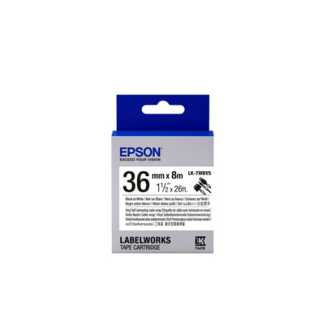 Epson Label Cartridge LK-7WBVS čierna na bielom cable tape, 36mm