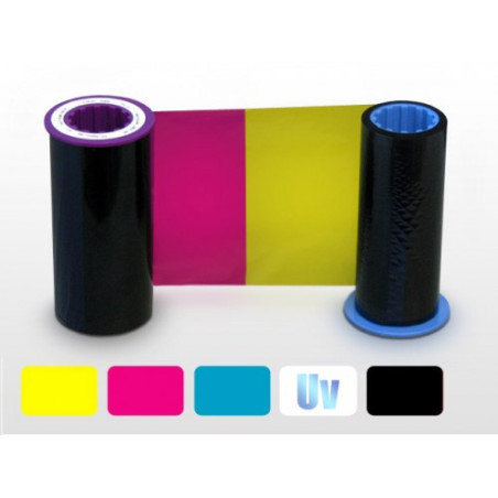 C1 Zebra a Series colour ribbon 5 Panel YMCUvK