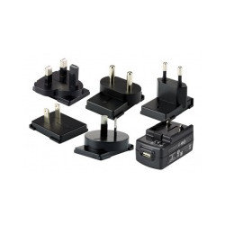 Honeywell ScanPal EDA70,60,50 - KIT, 5V/2A PS,5 PLUGS PACKED - zásuvkové adaptéry