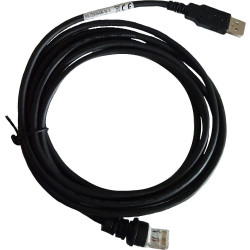USB kábel pre MK3780,71xx: USB, čierna, Type A, 2.9m (9.5'), straight, hosť power