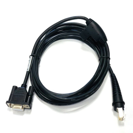 RS232 kábel (5V signal), Magellan Aux port, black, 10pin, 3m, rovný