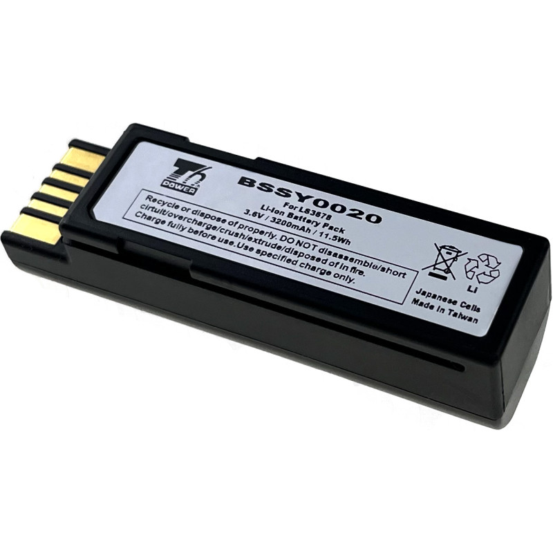 Batéria T6 Power pre Zebra LI3600, LI3608, LI3678, DS3600, DS3608, DS3678, 3200mAh, 11,5Wh, Li-ion