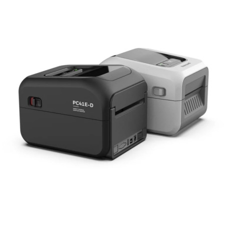 PC41E-D, Direct thermal, 300dpi, black