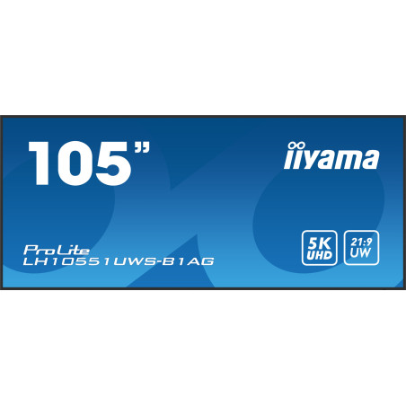 105'' iiyama LH10551UWS-B1AG: IPS, 5K, USB-C, 24/7