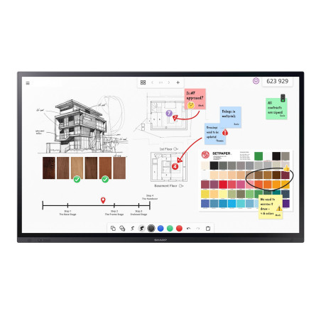 65'' LED SHARP PN-LA652,3840x2160,24/7,500cd,IGT