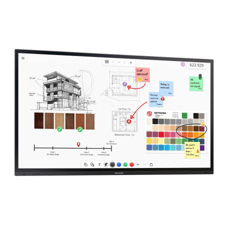 86'' LED SHARP PN-LA862,3840x2160,24/7,500cd,IGT
