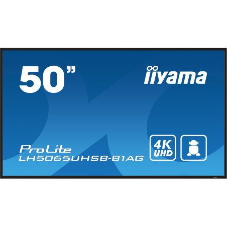 50'' iiyama LH5065UHSB-B1AG:VA,4K UHD,Android,24/7