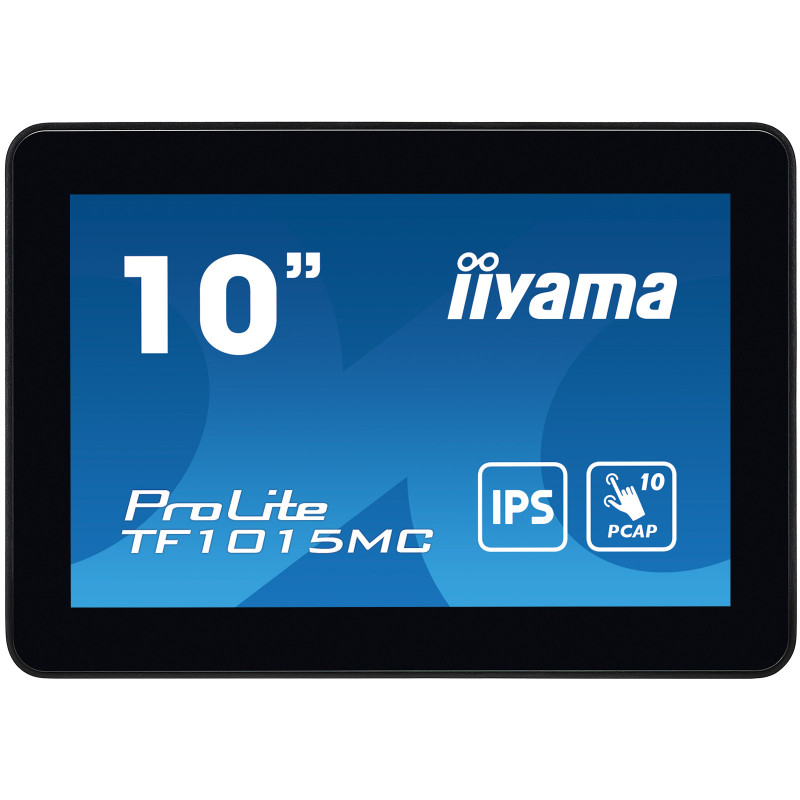 10'' iiyama TF1015MC-B3: WXGA, 10P, VGA, HDMI, DP