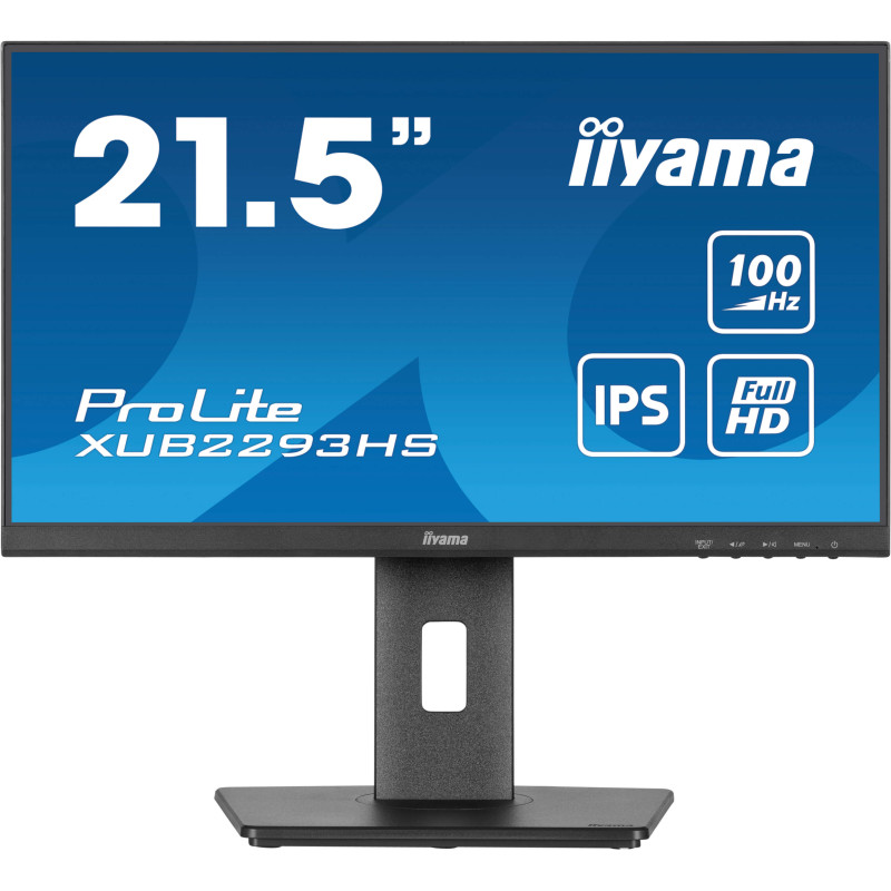 iiyama ProLite/XUB2293HS-B6/21,5''/IPS/FHD/100Hz/1ms/Black/3R