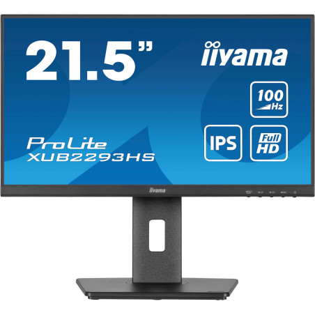 iiyama ProLite/XUB2293HS-B6/21,5''/IPS/FHD/100Hz/1ms/Black/3R