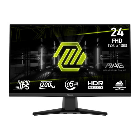 MSI MAG/242F/23,8''/IPS/FHD/200Hz/0,5ms/Čierna/3R