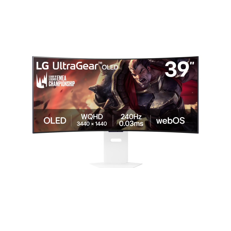 LG UltraGear/39GX90SA-W/39''/OLED/wQHD/240Hz/1ms/Blck-White/2R