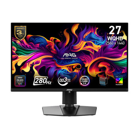 MSI MAG/271QP X28/26,5''/QD-OLED/QHD/280Hz/0,03ms/Čierna/3R