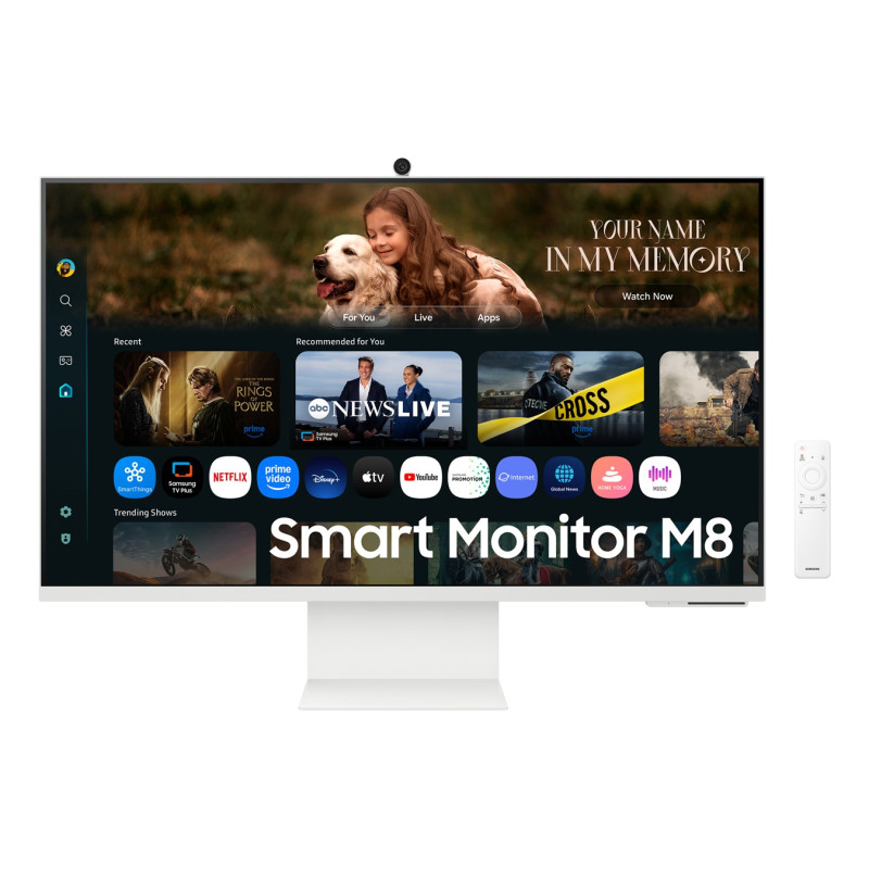 Samsung Smart Monitor/M80F/32''/VA/4K UHD/60Hz/4ms/Biela/2R