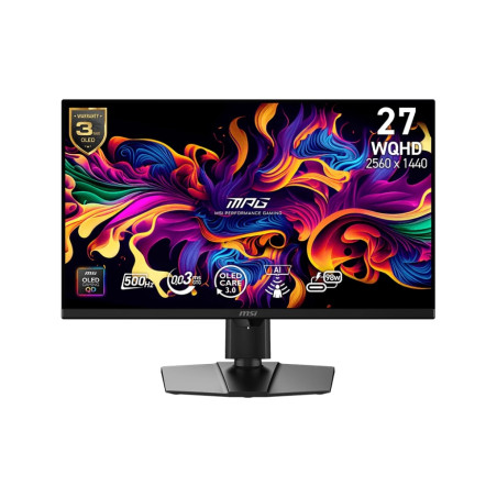 MSI MPG/271QR QD-OLED X50/26,5''/QD-OLED/QHD/500Hz/0,03ms/Čierna/3R