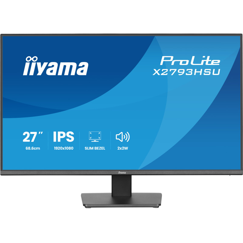 iiyama ProLite/X2793HSU-B1/27''/IPS/FHD/120Hz/1ms/Čierna/3R