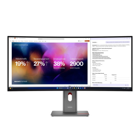 Lenovo ThinkVision/P40WD-40/39,7''/IPS/wUHD/120Hz/4ms/Čierna/3R
