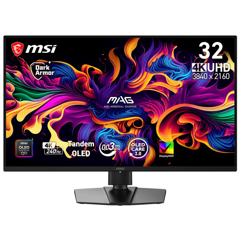 MSI MAG/321UP X24/31,5''/QD-OLED/4K UHD/240Hz/0,03ms/Čierna/3R