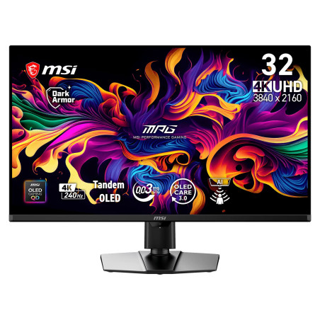 MSI MPG/322UR QD-OLED X24/31,5''/QD-OLED/4K UHD/240Hz/0,03ms/Čierna/3R