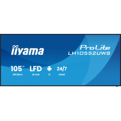 105'' iiyama LH10552UWS-B1AG: IPS, 5K, USB-C, 24/7