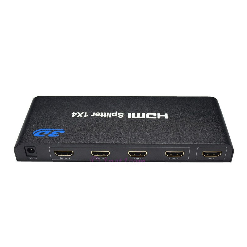 HDMI 1.4a splitter 1-4 portov kovový, 3D, FullHD