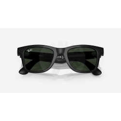 Meta Ray-Ban Gen1 Wayfarer - Matte Black/Clear to Graphite Green Transitions