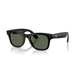 Meta Ray-Ban Gen2 Wayfarer, Black, G15 Green (Large)