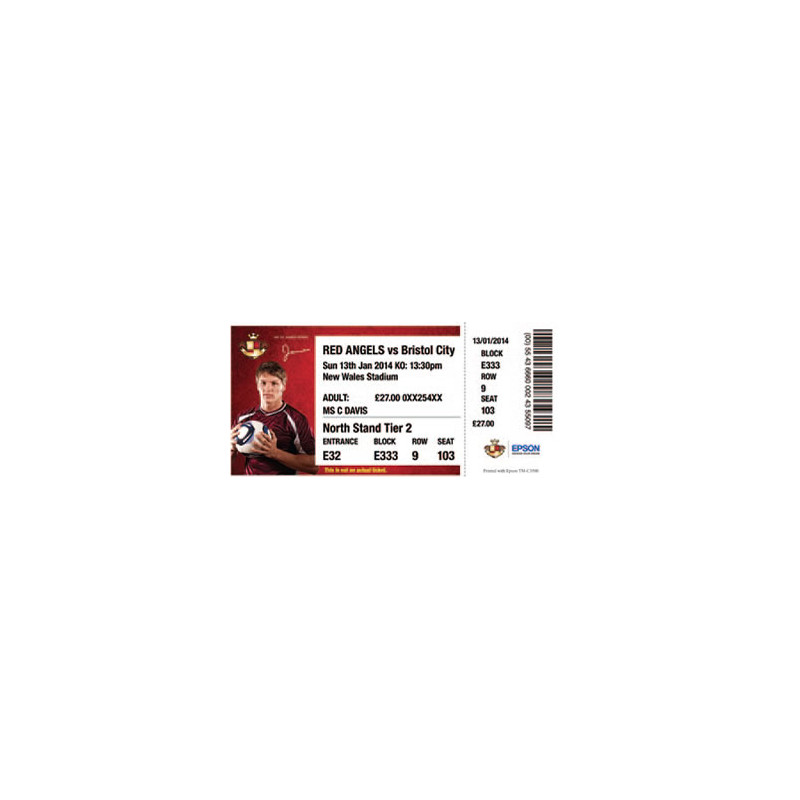 Premium Matte Ticket - Roll: 102mm x 50m