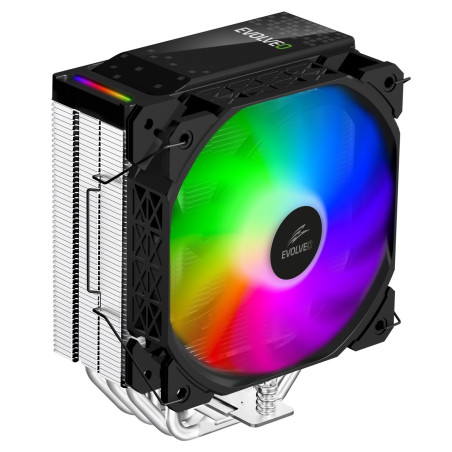 EVOLVEO QuietCool5, CPU chladič, 6x heatpipe, čierny